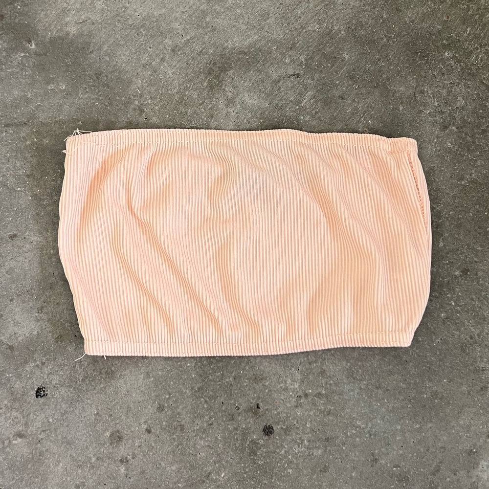 Peach tube top